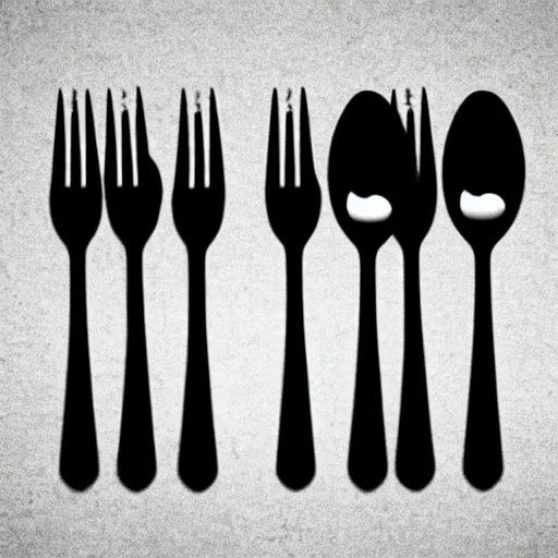 Prompt: fork FORK, black fork, crimson fork, background of fork, black-crimson color scheme