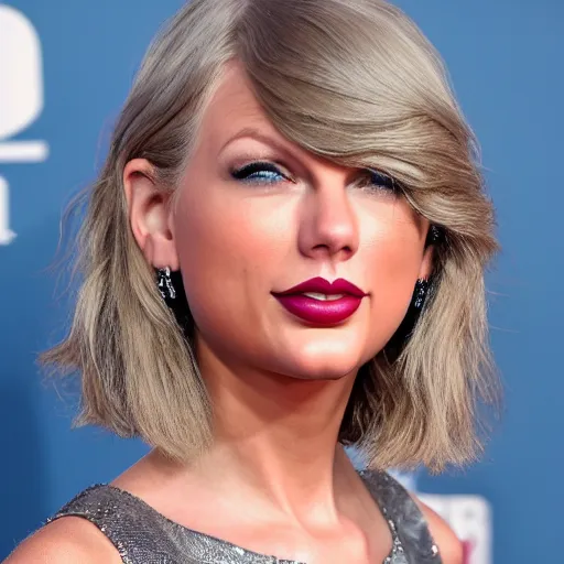 Image similar to wrinkles and gray hair on taylor swift
