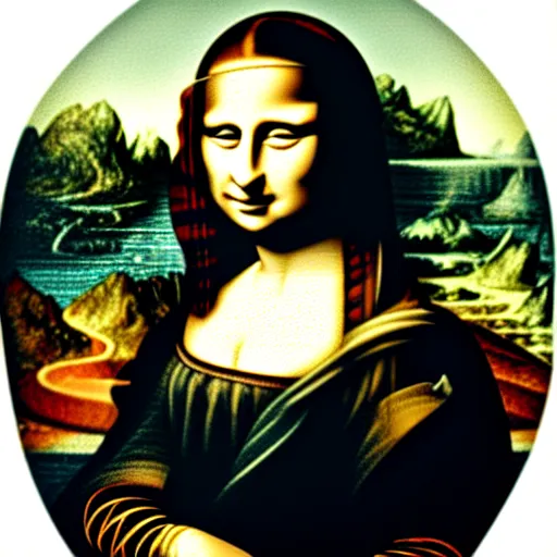 Image similar to lady gaga as the mona Lisa