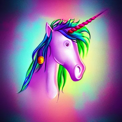 Prompt: “unicorn tears, digital art”