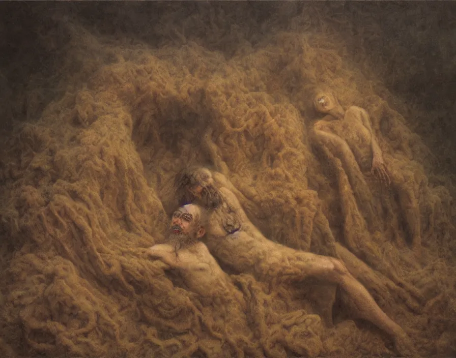 Image similar to crawling out of hell by agostino arrivabene