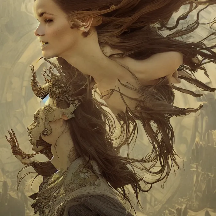 Prompt: bauhaus style neverending story, ultra realistic, concept art, intricate details, serious, highly detailed, photorealistic, octane render, 8 k, unreal engine, art by todd mcfarlane and artgerm and greg rutkowski and alphonse mucha