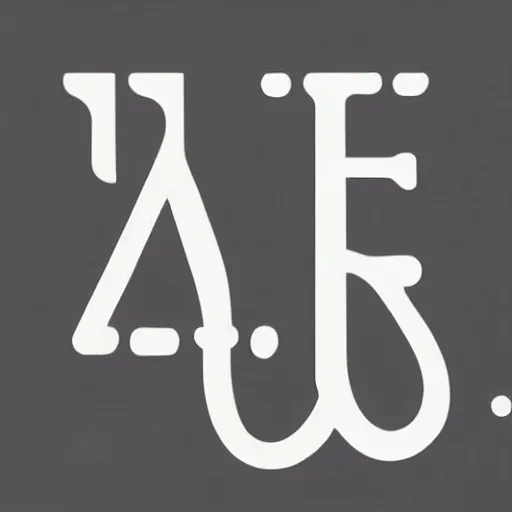 Prompt: the letter 'a' stylised in graphic design, professionally designed typography