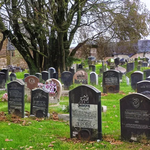 Prompt: taver, pub, graveyard