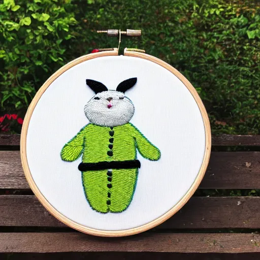 Image similar to big chungus embroidery