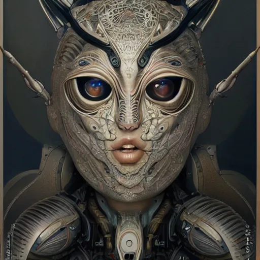 Prompt: ultra realist intricate detailed painting of a single attractive alien female, full body, curvy, black scales and cyborg tech, symmetry accurate features, very intricate details, focus, artstyle Hiraku Tanaka and Tom Bagshaw, award winning