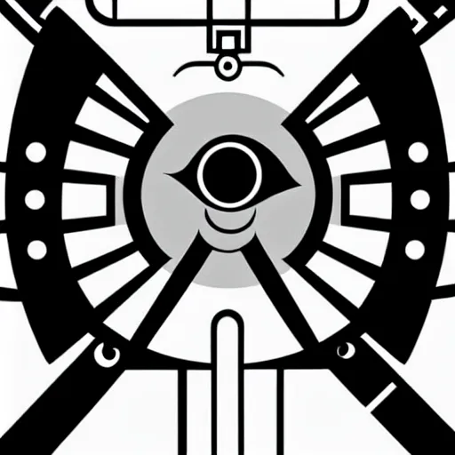 Image similar to grant us eyes, by bauhaus, vector art