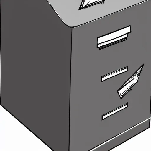 Image similar to filing cabinet overflowing with paperwork, stack of papers, metal filing cabinet, concept art, colored sketch, artstation award, detailed, explosive, flying papers