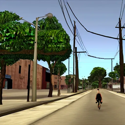 Prompt: street of buenos aires in gta san andreas