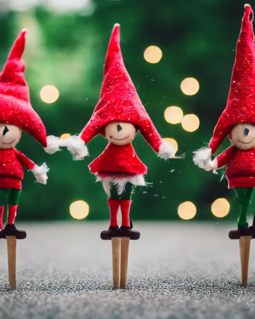 Prompt: high quality presentation photo of cute machine elves, photography 4k, f1.8 anamorphic, bokeh, 4k, Canon, Nikon