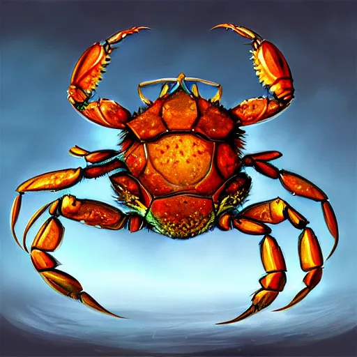 Prompt: Half crab druid, D&D, compound eyes, fantasy, intricate, elegant, highly detailed, digital painting, artstation, concept art, smooth, sharp focus, RPG rulebook illustration