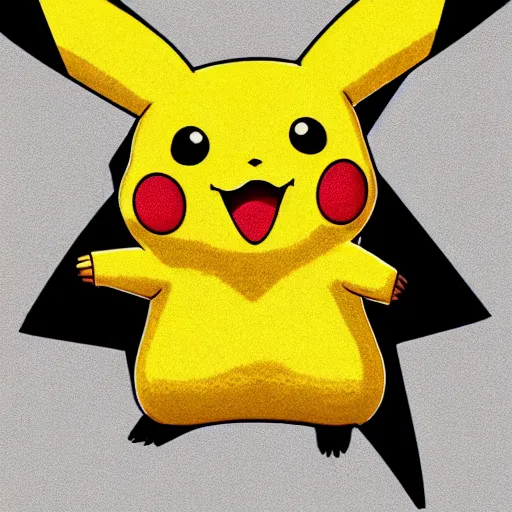 Image similar to a stunning photograph of a pikachu wearing a cape, 8 k hd, incredibly detailed