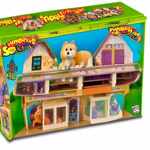 Image similar to a scooby doo themed calico critters set