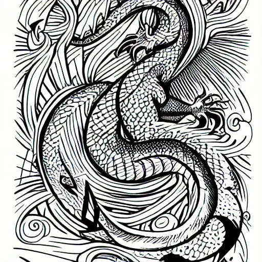 Prompt: mcbess illustration of a dragon, colorful!!!