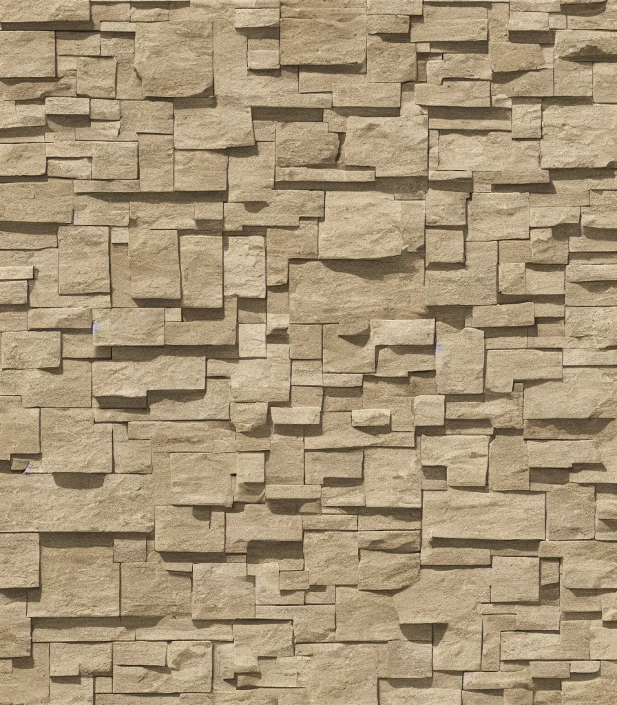 Image similar to texture map of beige stone with horizontal rectilinear engraving cutout