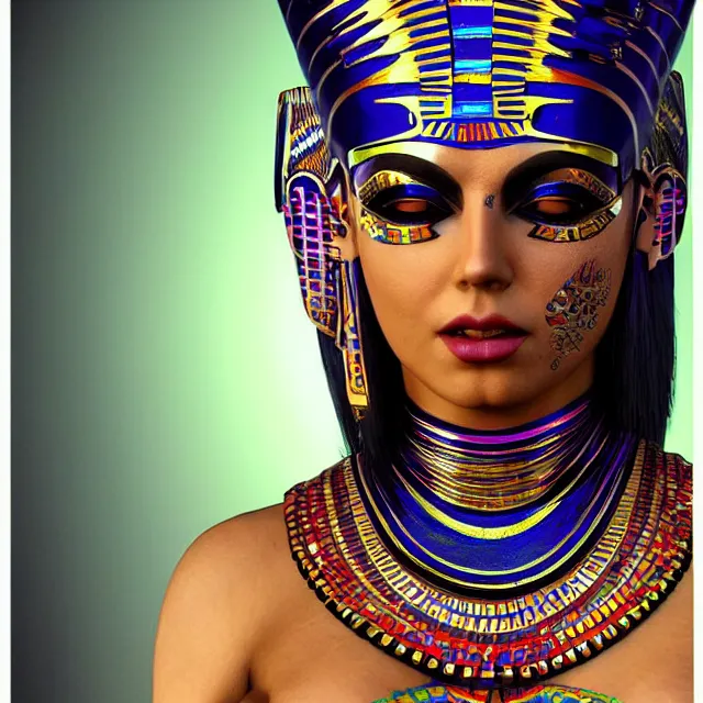 Prompt: a female egyptian / aztecian punk / raver using her mutant electrical powers trending on artstation deviantart pinterest hyper detailed photorealistic highlights and shadow hd 8 k post - processing high resolution