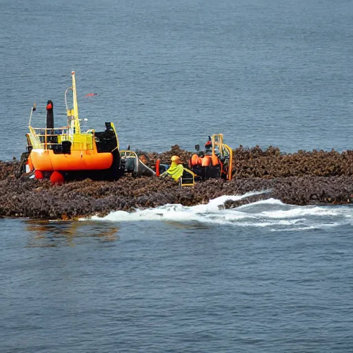 Prompt: scallop dredging