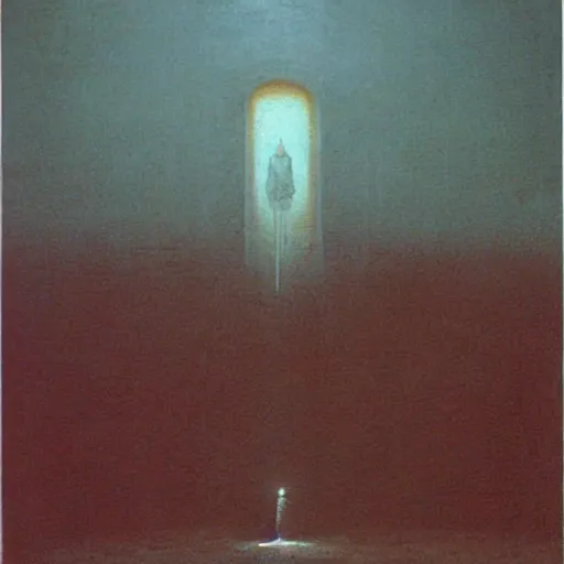 Image similar to Professor. Zdzisaw Beksinski