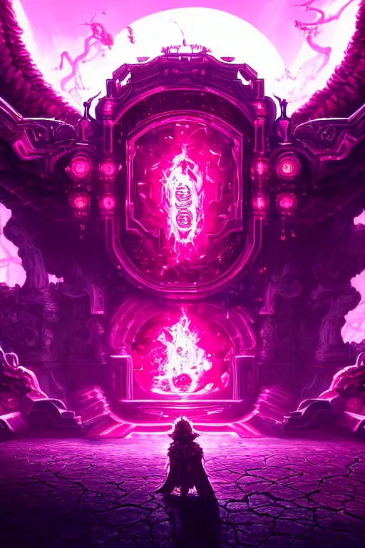 Image similar to a beautiful hyperdetailed painting of a cinematic boss fight against evil grandma, retrowave evil fantasy infrared, wallpaper, highly detailed, trending on artstation.