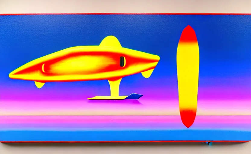 Image similar to flying skate boards by shusei nagaoka, kaws, david rudnick, airbrush on canvas, pastell colours, cell shaded!!!, 8 k