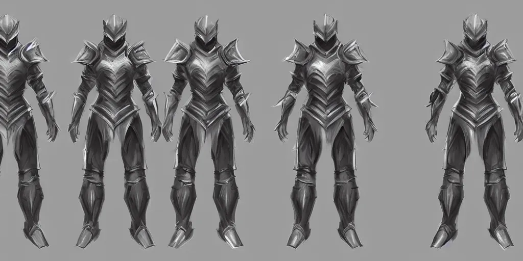 Image similar to armor concept design sheet