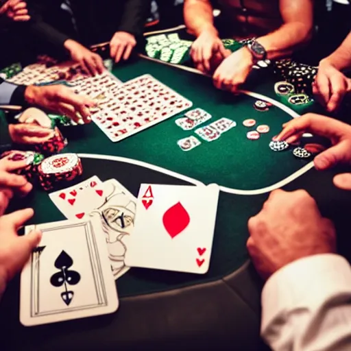 Prompt: cybord cat mafia playing poker in a casino, 4k