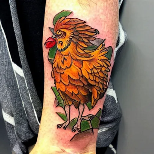 Chicken Standoff tattooTikTok Search