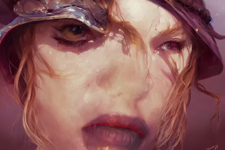 Image similar to A portrait of a Olivia Taylor Dudley as a witch on the Beach by Ruan Jia and Mandy Jurgens and Artgerm and william-adolphe bouguerea, highly detailed, trending on artstation, award winning, H 768