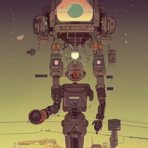 Prompt: colorful mcbess illustration of a robot trying to fix the universe, intricate complexity, by greg rutkowski, artgerm, ross tran, conrad roset, takato yomamoto, ilya kuvshinov. 4 k, beautiful, cinematic dramatic atmosphere