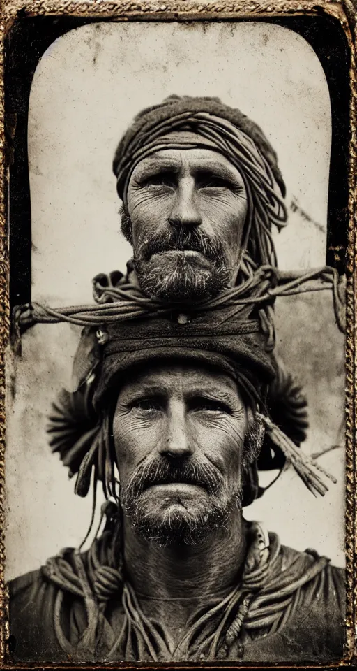 Image similar to a highly detailed digital collodion photograph, a portrait of a shipwright