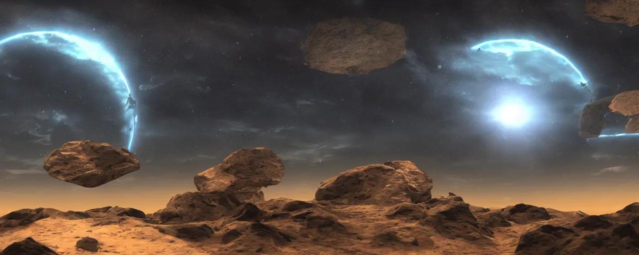 Image similar to Alien planet skybox