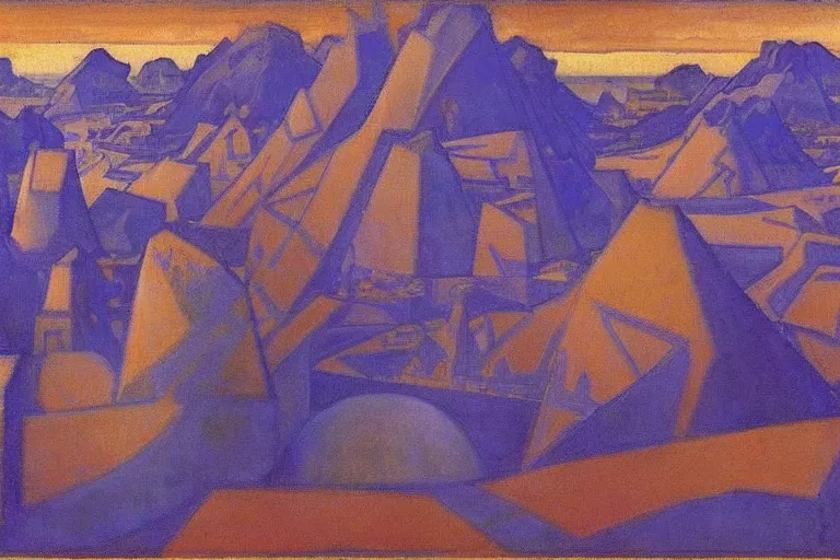 Image similar to the wake of the unseen object,by Nicholas Roerich and Adolf Wölfli, symbolist, dramatic lighting, elaborate geometric ornament, Art Brut, smooth, sharp focus, extremely detailed