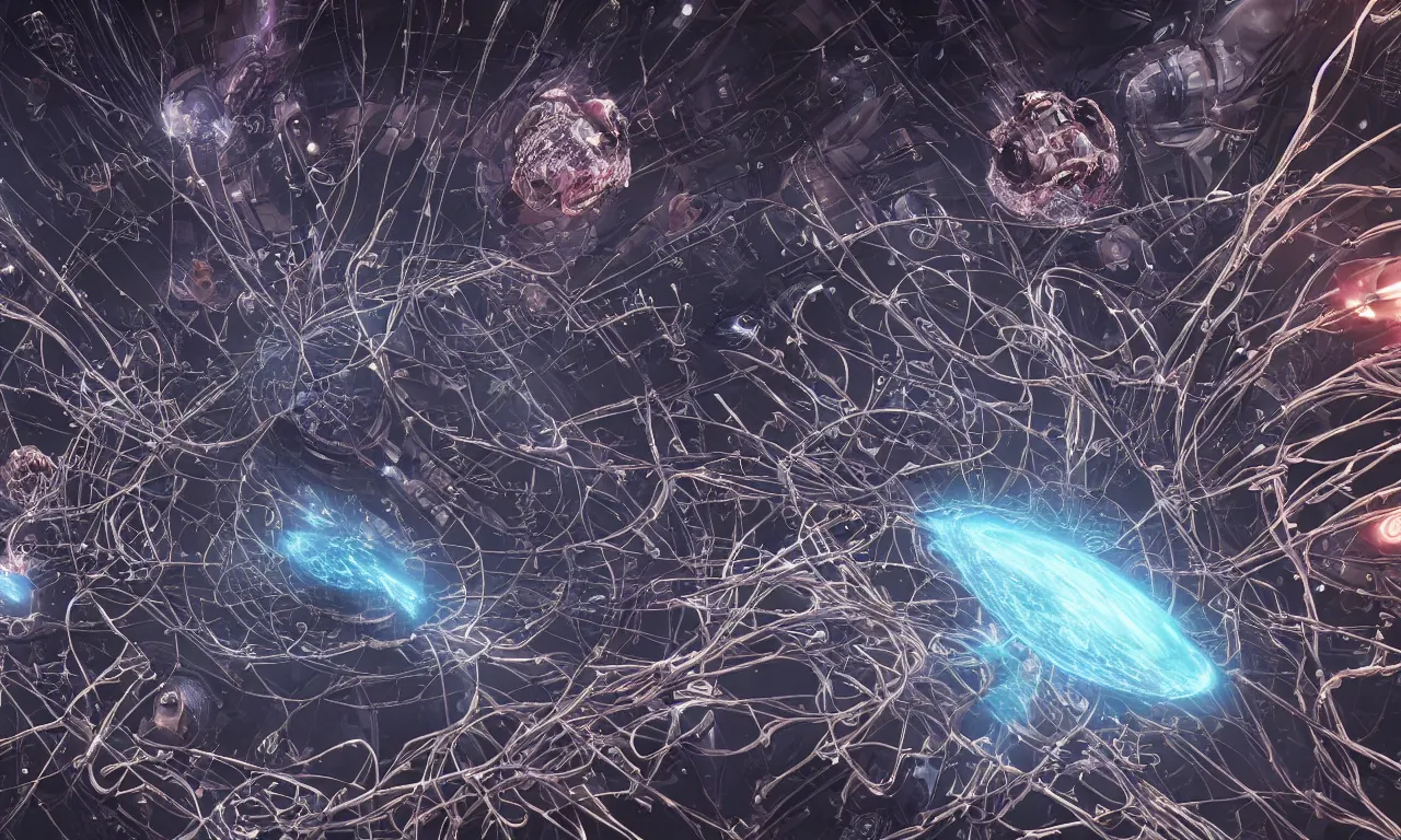 Image similar to A neurological network spanning across the galaxy, nerve nodes, realistic 4k octane beautifully detailed render, 4k post-processing, highly detailed, intricate complexity, epic composition, magical atmosphere, cinematic lighting, masterpiece, ultra hd