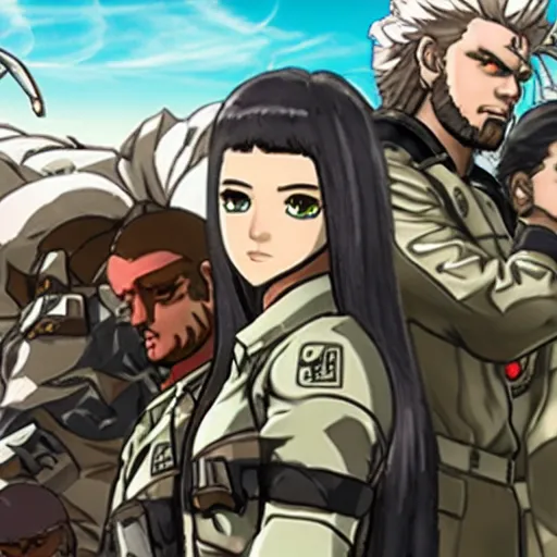 Image similar to dia kurosawa piloting metal gear zeke