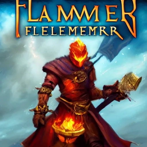 Image similar to flamekeeper. epic fantasy