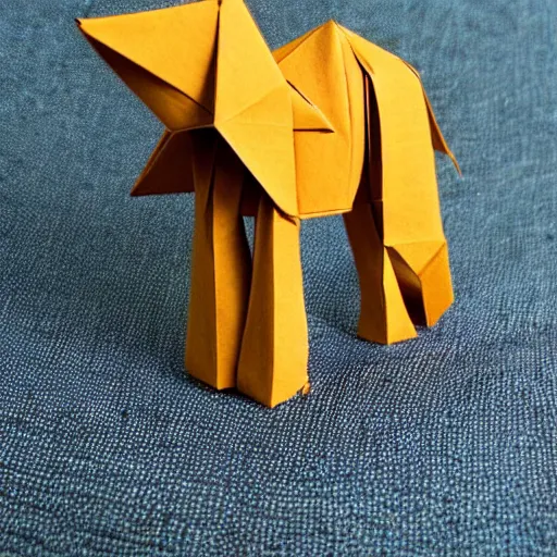 Image similar to cute camel origami