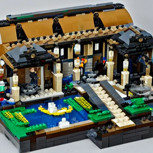 Image similar to mar - a - lago dbi raid lego set