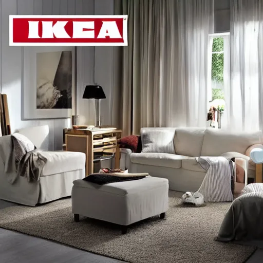 Prompt: Ikea sellers fight against sellers obi