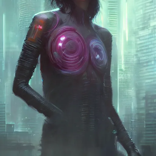 Image similar to evil a. i., cyberpunk, neuromancer, painted by greg rutkowski, painted by stanley artgerm, digital art, trending on artstation