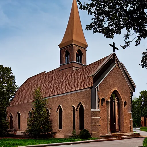 Prompt: giant dragon bone episcopal church with steep bone arches and crossbone windows and a giant dragon skull steeple, in the minnesota suburbs, 24mm hasselblot photography, quixel megascans