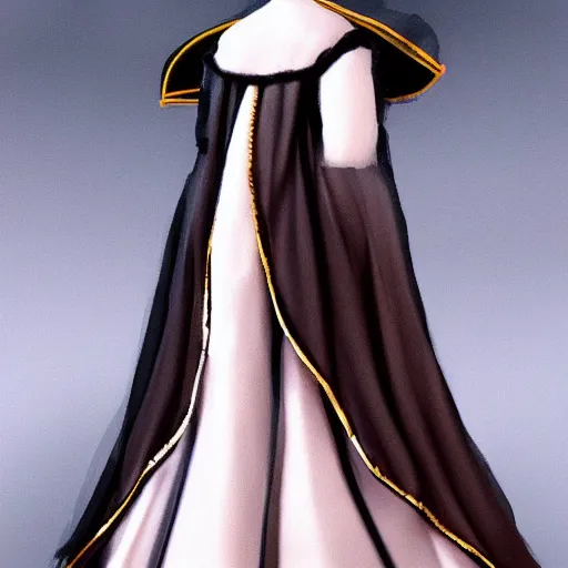 Image similar to female dark character design inspired by venice carnival and nun outfit, concept art, smooth