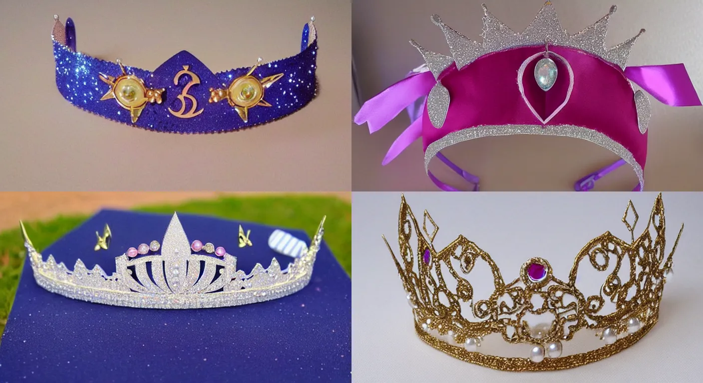 Prompt: Etsy Sailor Moon Cosplay Tiara