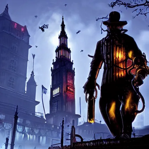 Image similar to city bioshock yharnam