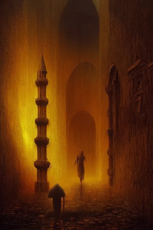 Image similar to a cinematic scene from the istanbul, concept art by jbeksinski and jean delville, dramatic lighting, ultra hd, hdr, 8 k