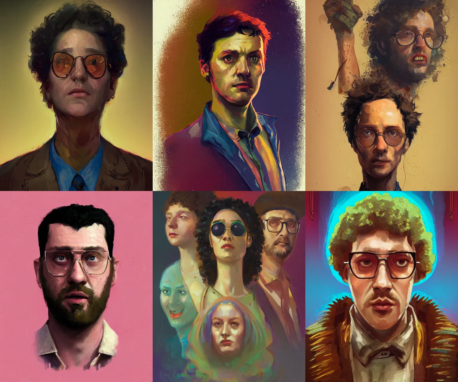 disco elysium character portrait, in the style of | Stable Diffusion