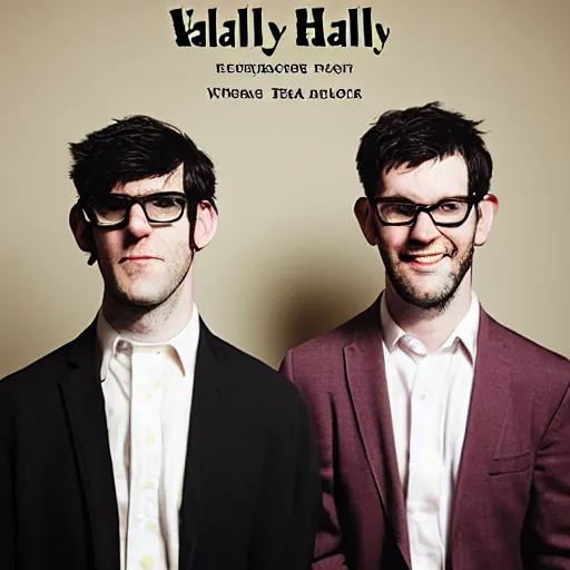 Prompt: tally hall album cover