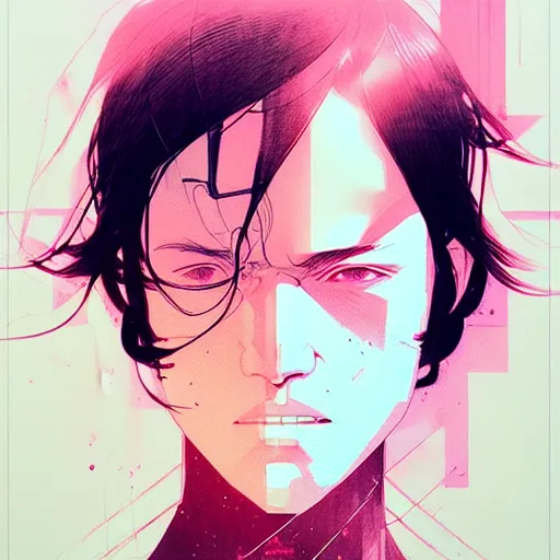 Image similar to portrait soft light, by killian eng and wayne barlow and conrad roset, inspired by akira anime, etching, fine, sharp high detail,