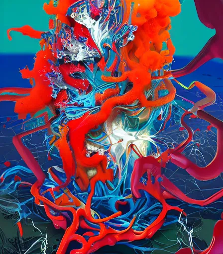 Prompt: Tim Burtons style Schitts Creek by Alex Pardee and Nekro and Petros Afshar, and James McDermott,unstirred paint, vivid color, cgsociety 4K