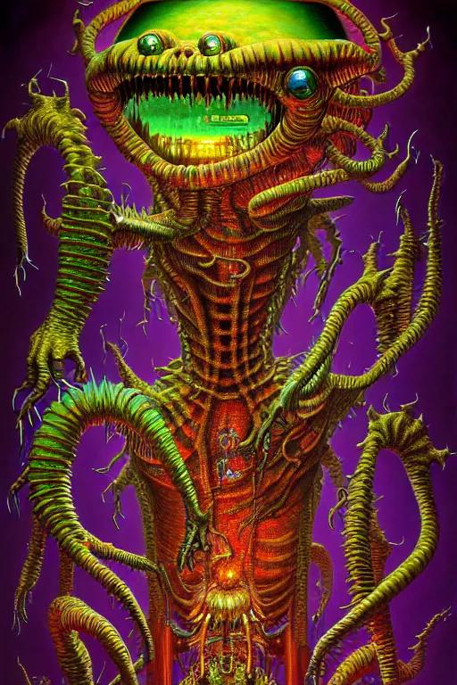 Prompt: a photorealistic painting of the transparent glass isometric nightmare abomination creature horror machine electronic chemistry by johfra bosschart, lisa frank, dark fantasy art, high detail, trending on artstation