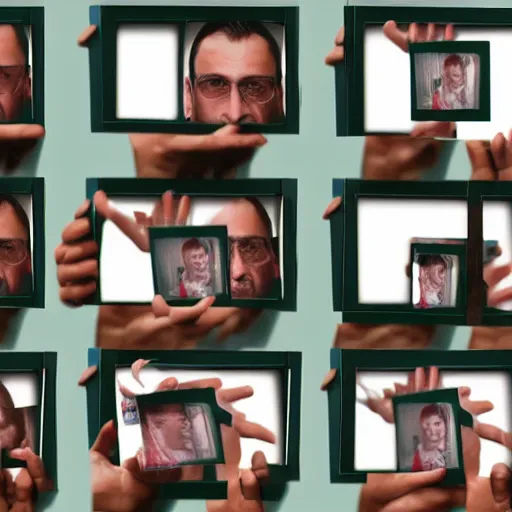 Image similar to a flip book of a man waving his arm from left to right frame by frame, separated into equally sized frames, from'how to make a flip book animation'